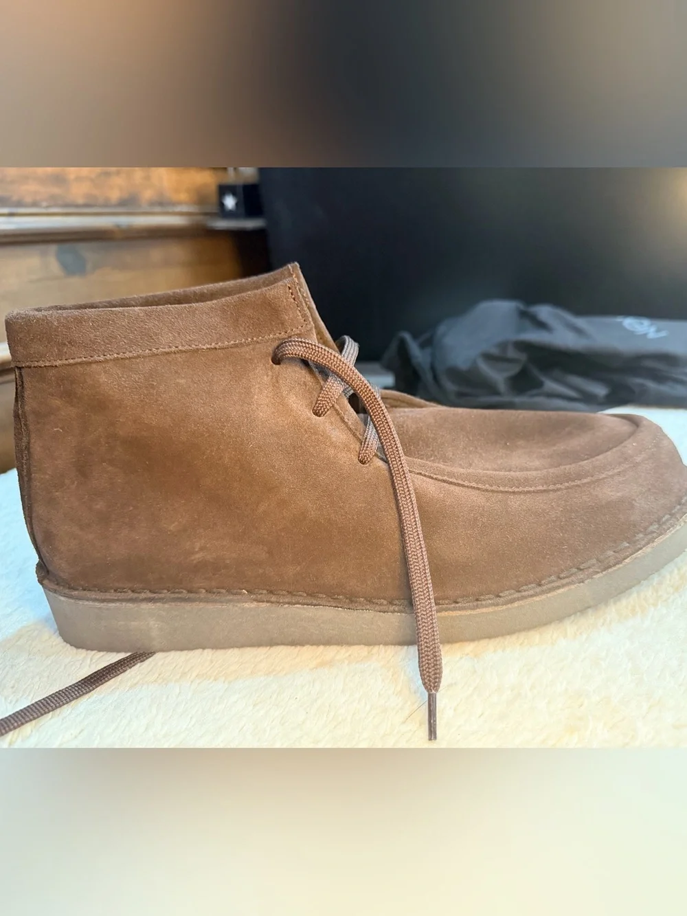 970. Like new Piombo Dark Brown Suede Men's Chukka Boots
